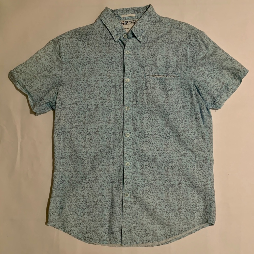 Denim & Flower Shirt